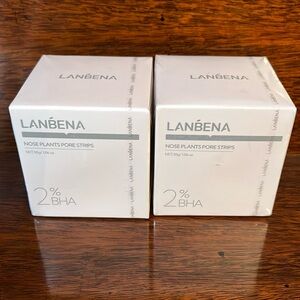 Lanbena Nose Plant Pore Strips net 30g/1.06 oz 2% BHA / exp 5/23/2027 NWT sealed